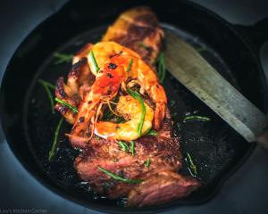 1 Serving Surf And Turf, Bourguignonne