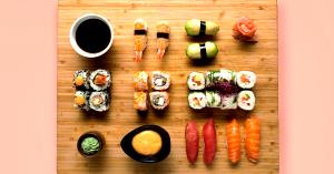 1 Serving Sushi Rolls - Condiments