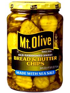 1 Serving Sweet Bread & Butter Chips Pickles