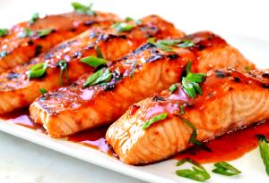 1 serving Sweet Chili Glazed Salmon