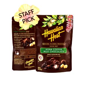 1 serving Sweet Island Classics Kona Coffee Glazed, Milk Chocolate and Milk Chocolate Toffee Macadamias