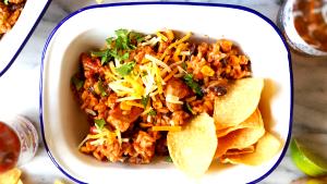 1 Serving Sweet & Sour Bowl - Dark Chicken - Reg - Brown Rice