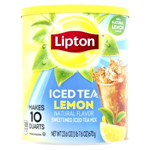 1 Serving Sweetened Iced Tea With Lemon Flavor