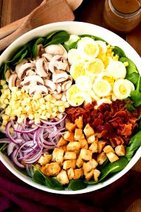 1 Serving Swiss Bacon Dressing Side Salad