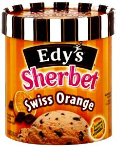 1 Serving Swiss Orange Sherbet