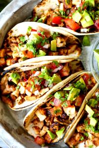 1 Serving Tacos With Chicken (2 Tacos)