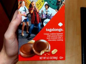 1 Serving Tagalongs Cookies