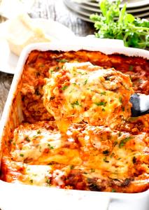 1 Serving Italian Chicken Tomato Lasagna