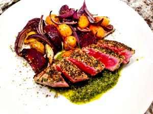 1 Serving Italian Herb Seared Tuna Fillets