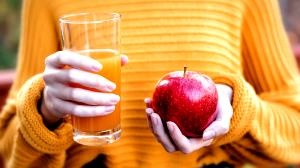 1 Serving Tall - Apple Juice - Whole Milk