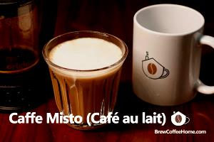 1 Serving Tall - Caffe Misto/Cafe Au Lait - Soy (US) Milk