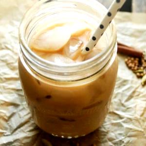 1 Serving Tall - Iced Berry Chai Infusion - Soy (CD) Milk