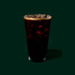 1 Serving Tall - Iced Caffe Americano - Soy (CD) Milk