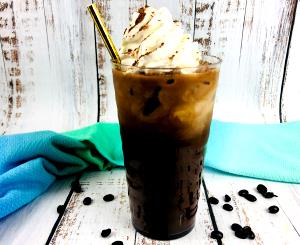 1 Serving Tall - Iced Caffe Mocha - Whip - Soy (US) Milk