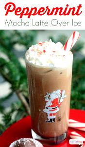 1 Serving Tall - Iced Peppermint Mocha Twist - No Whip - Whole Milk