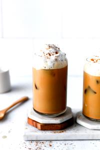 1 Serving Tall - Iced Pumpkin Spice Latte - No Whip - Soy (CD) Milk