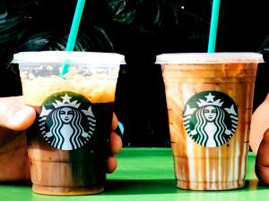 1 Serving Tall - Iced Sugar-Free Syrup Flavored Latte - Soy (CD) Milk