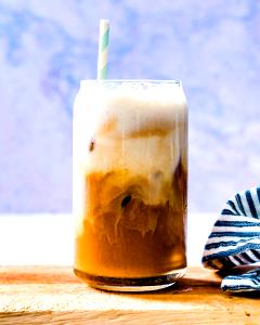 1 Serving Tall - Iced Syrup Flavored Latte - Whole Milk