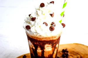 1 Serving Tall - Mint Mocha Chip Frappuccino Blended Coffee With Chocolate Whipped Cream - No Whip - Soy (US) Milk