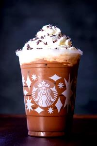 1 Serving Tall - Peppermint Mocha Twist Frappucinno Blended Coffee - No Whip - Soy (CD) Milk