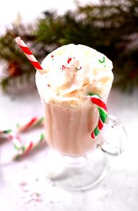 1 Serving Tall - Peppermint White Chocolate Mocha - Whip - Whole Milk