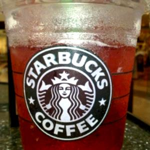 1 Serving Tall - Tazo Black Shaken Iced Tea - 2% Milk