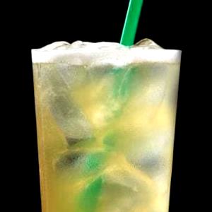 1 Serving Tall - Tazo Green Shaken Iced Tea Lemonade - Soy (CD) Milk