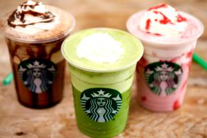 1 Serving Tall - Tazo Green Tea Frappuccino Blended Creme - Whip - Soy (US) Milk