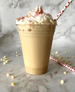 1 Serving Tall - White Chocolate Mocha Frappuccino Blended Coffee - Whip - 2% Milk