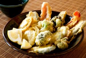 1 Serving Tempura Recipe Wedge Cut