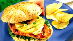 1 Serving Teriyaki Chicken Sandwich