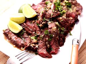 1 Serving Teriyaki Marinated Sirloin, Mojo