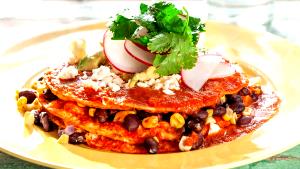 1 Serving Texas Stacked Enchilada