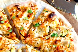 1 serving Thai Chicken Pizza (2 Slices)