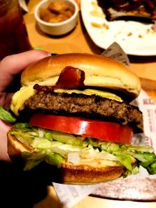 1 serving The Outbacker Burger