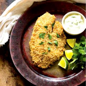 1 Serving Tilapia Fillets, Tortilla Crusted
