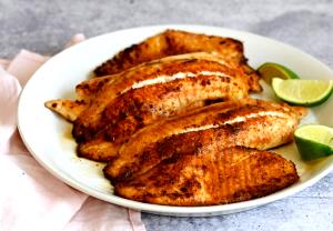 1 Serving Tilapia, Wood-Grilled Or Broiled