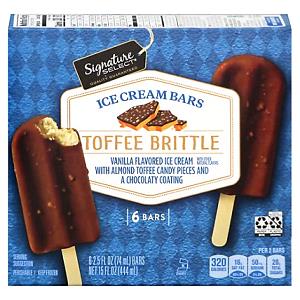 1 Serving Toffee Brittle Ice Cream Bars