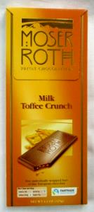 1 Serving Toffee Crunch Bar - Premium Milk Chocolate
