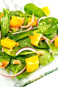 1 Serving Tokyo Spinach Salad - Special Request No Dressing