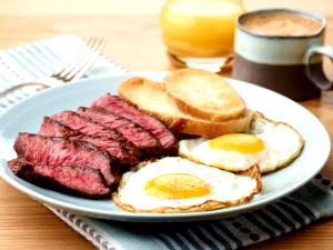 1 Serving Top Sirloin Steak & Eggs