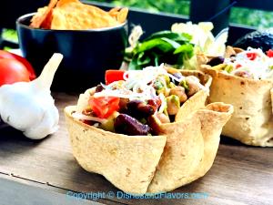 1 Serving Tortilla Salad Bowl, 10"