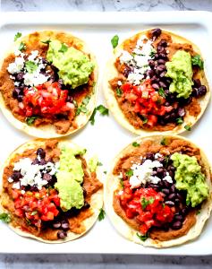 1 Serving Tostada Salad - Vegetarian Style