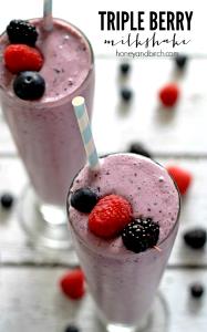 1 serving Triple Berry Blast Milkshake (16 oz)