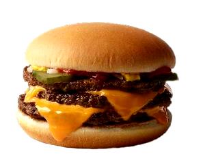 1 Serving Triple Del Cheeseburger