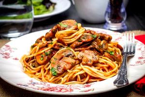 1 Serving Triple Mushroom Red Sauce