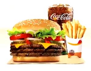 1 Serving Triple Whopper Sandwich With Cheese