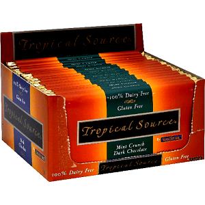 1 Serving Tropical Source Mint Crunch Dark Chocolate Bar