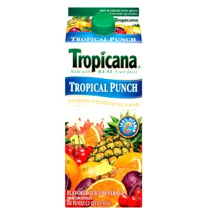 1 Serving Tropicana Fruit Punch Large