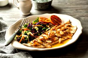 1 serving Trout Almondine (Fit Trim, Small Plate)
